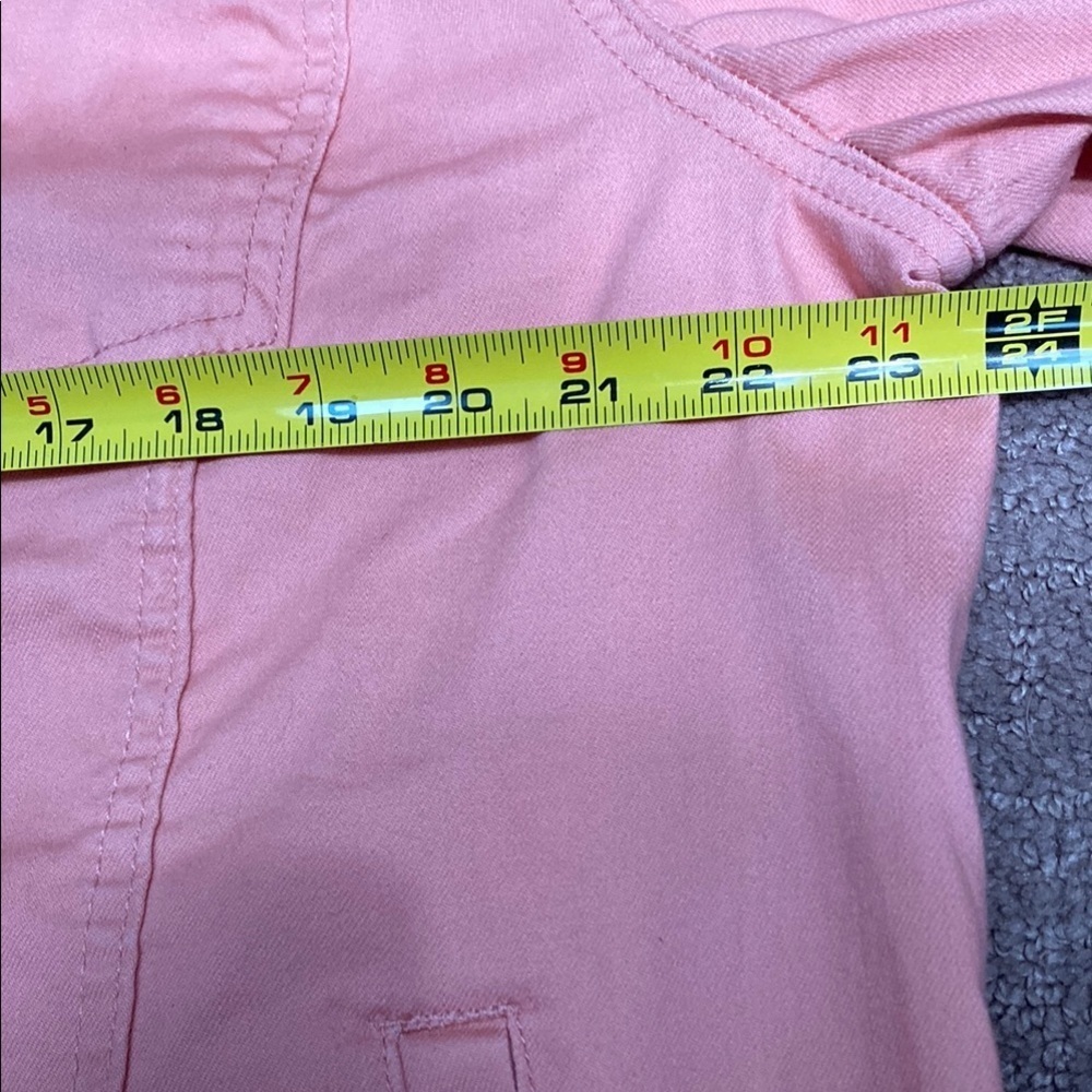Blair Pink Jean Jacket with Textured Fabric - Picture 9 of 13